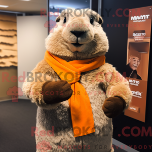 Maskotka Tan Marmot składa...