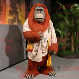 Orangutan mascot costume...