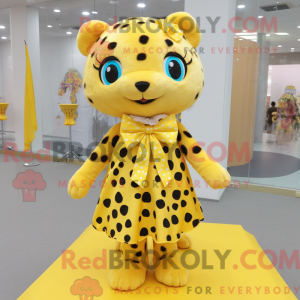 Citrongul Leopard maskot...