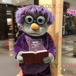 Purple Dim Sum mascot...