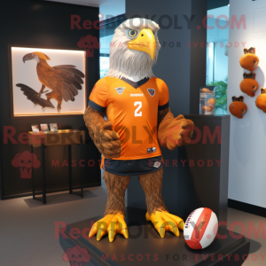 Orange Haast S Eagle mascot...
