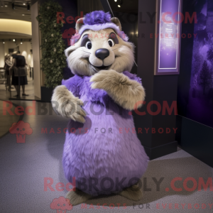 Lavender Marmot mascot...