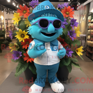 Disfraz de mascota Cyan...