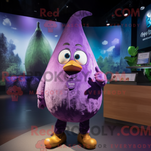 Purple Pear mascottekostuum...