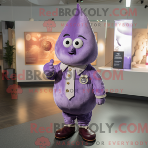 Maskotdraktfigur Purple...