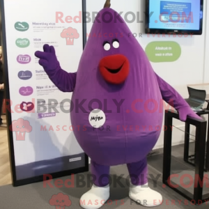 Purple Pear mascottekostuum...