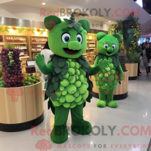 Forest Green Grape mascot...