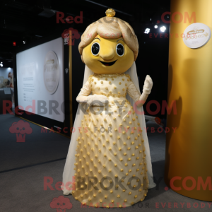 Gold Raspberry mascot...
