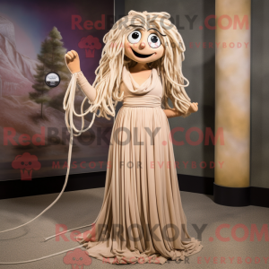 Tan Spaghetti mascot...