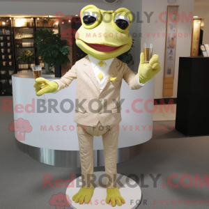Beige kikker...