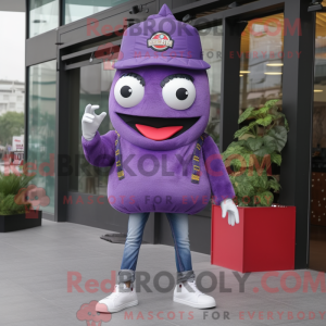 Maskotka Purple Burgers z...