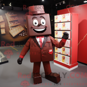 Red Chocolate Bars mascot...