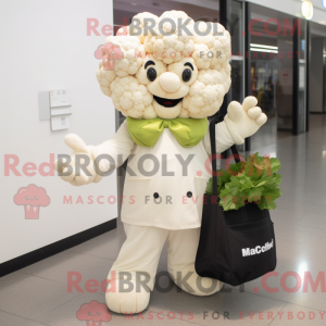 Cauliflower mascot costume...