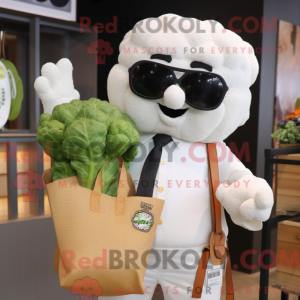 Cauliflower mascot costume...