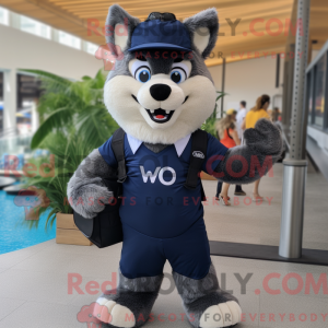 Navy Say Wolf mascot...