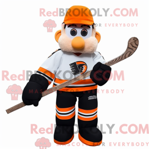 Orange Ice Hockey Stick...