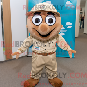 Tan But mascot costume...