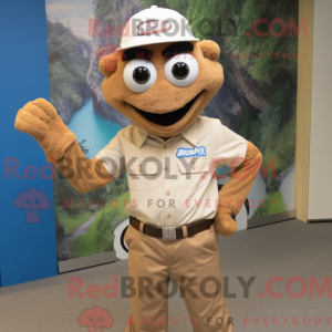 Tan But mascottekostuum...