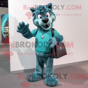 Figura de máscara Teal...
