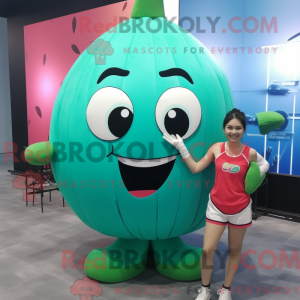 Cyan Watermelon mascot...