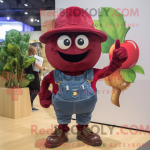 Maroon Cherry mascot...