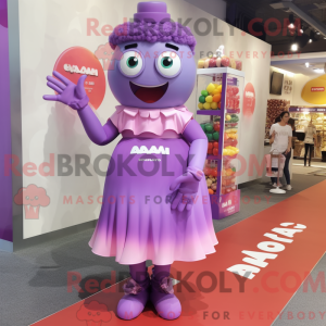 Purple Candy Box mascot...