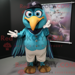 Máscara Teal Crow com...