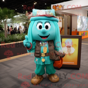 Turquoise Pad Thai mascot...