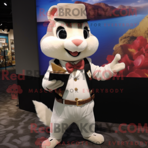 White Chipmunk mascot...