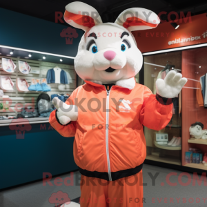 Peach Rabbit mascot costume...