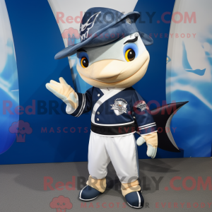 Navy Swordfish mascot...