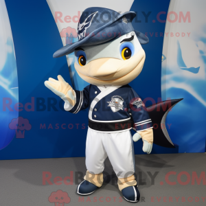 Navy Swordfish maskot...