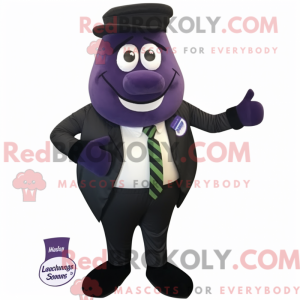 Navy Aubergine maskot...