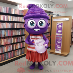Postava maskota Purple...