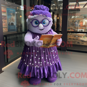 Lila Candy Maskottchen...