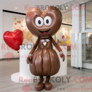 Brown Heart Shaped Balloons...