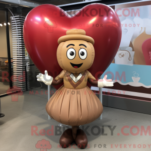 Brown Heart Shaped Balloons...