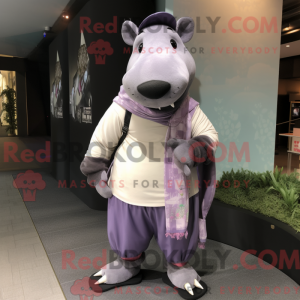 Lavendel Tapir máscara de...