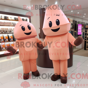 Peach Chocolate Bars mascot...