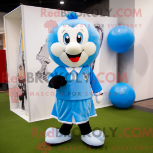 Sky Blue Soccer Goal...
