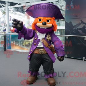 Lilla piratmaskotdraktfigur...