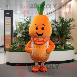 Orange Radish mascot...