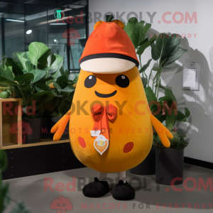 Orange Radish mascot...