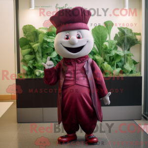 Maroon Turnip mascot...