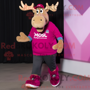 Costume mascotte de Magenta...