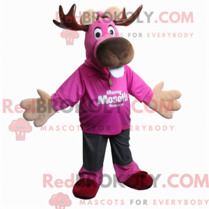 Costume mascotte de Magenta...