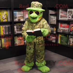 Lime Green Green Beret...