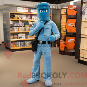 Sky Blue Gi Joe mascot...