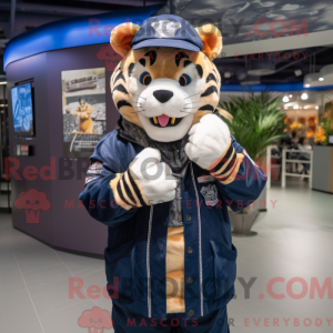 Figura de máscara de tigre...