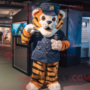 Navy Tiger mascot costume...